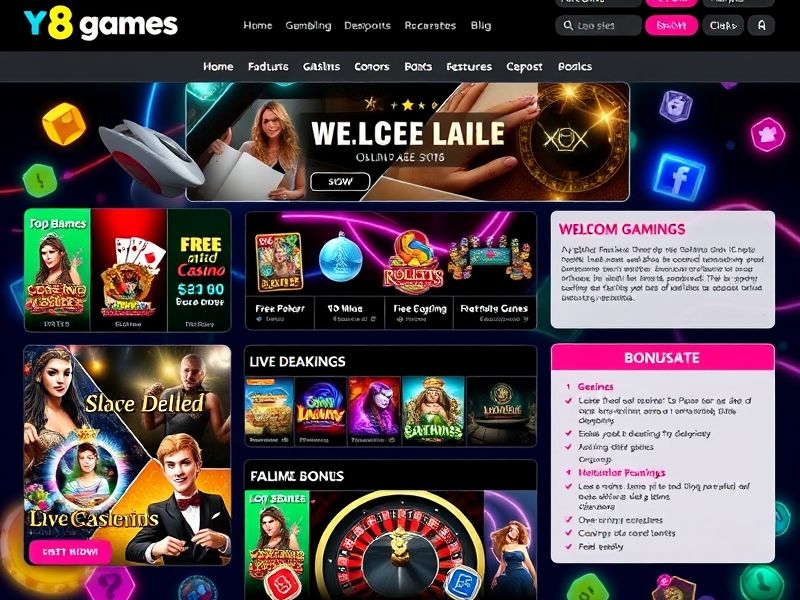 Discover the ultimate gambling experience at y8 games.com, offering top-rated casino games, live poker, and thrilling slots. Learn about bonuses, promotions, and start playing for real money today.